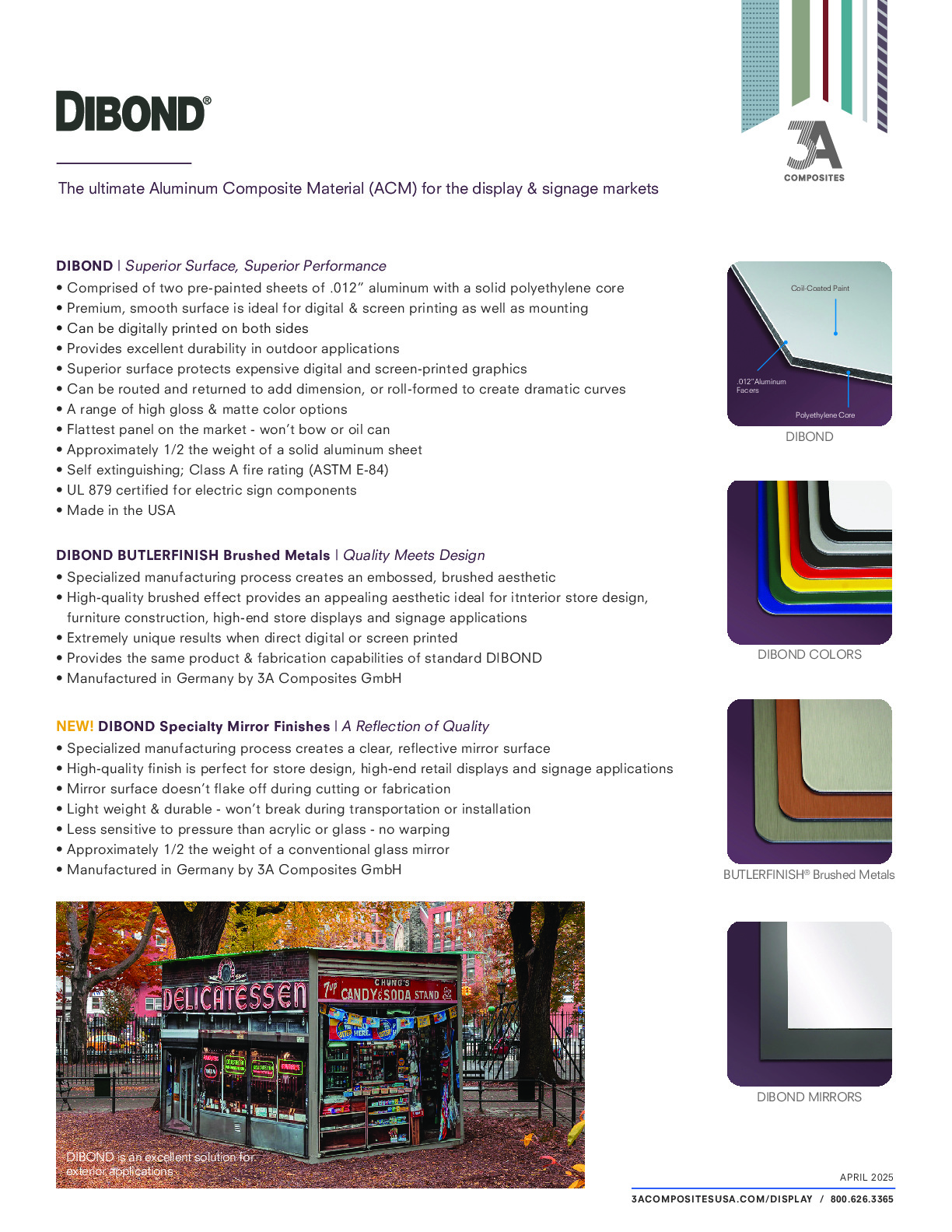 Dibond® Sales Sheet